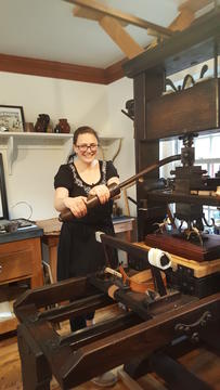 Printing the Gill, Powars and Willis Broadside, 2 of 3
