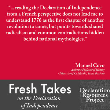 Manuel Covo's Fresh Take on the Declaration of Independence